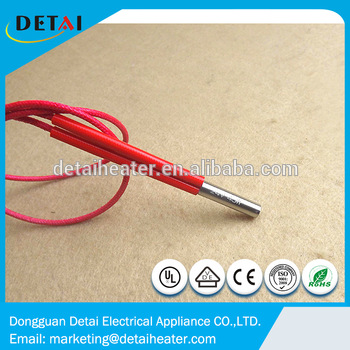 DC cartridge heating element for 3D screen printing