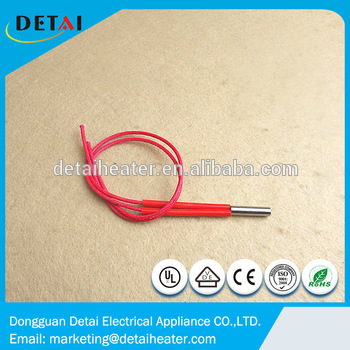 DC cartridge heating element for 3D screen printing