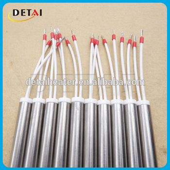 Stainless steel cartridge heating resistance with ceramic bead