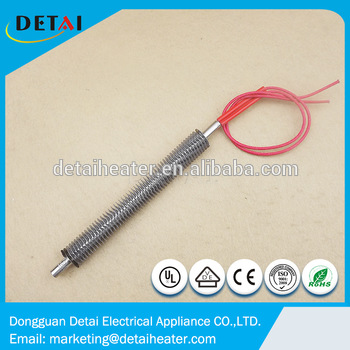 Versatile Stainless Steel Finned Air Cartridge Heater