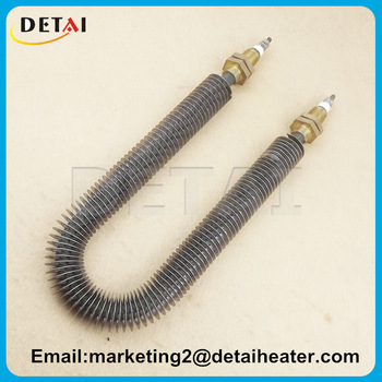 220V 500W Industrail Finned Tubular Heater Heating Resistance