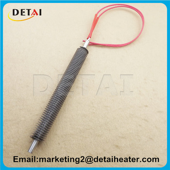 High Temperature 24v DC Tubular Fin Cartridge