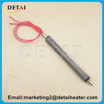 DC Type 24 Voltage Fins Spiral Heating Cartridge