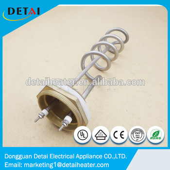 240V 2500W Spiral Coil Electric Tubular Heater for Water Heating