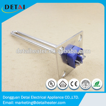 24v DC Electric Square Flanged Water Heater Element With Gasket