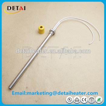Customized rod type immersion water heater with cover
