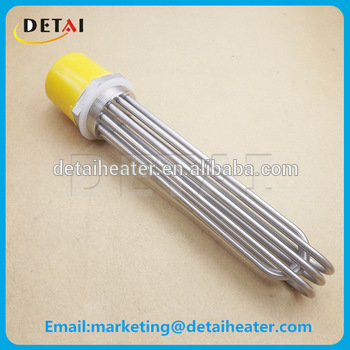 Detai stainless steel ultra low watt density electric water heater elements