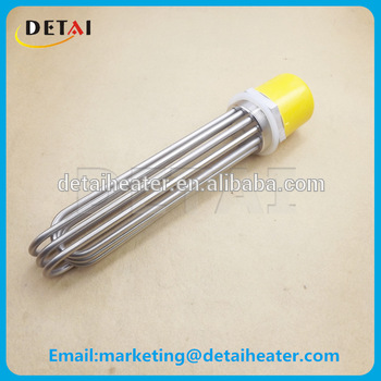 Detai ultra low watt density stainless steel immersion heating elements