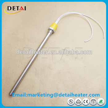 screw in plug type immersion water heater with M20 flange
