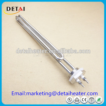 All stainless steel immersion heater element with 1 bsp thread