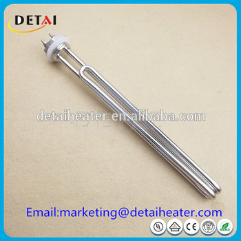 All stainless steel 1 BSP screw plug immersion heater element