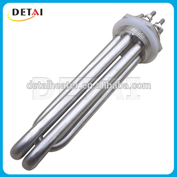 Detai customized 380v 6kw 3 phase immersion heater
