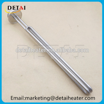 2 Triclamp foldback shape immersion heating element
