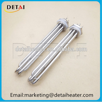 Detai customized 3 phase electric immersion heating element