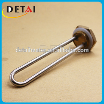Production Quality Protection 12V 200W Immersion Water Heater with Brass Thread