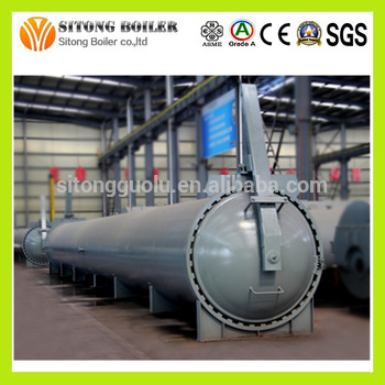 Made in China Large Horizontal Industrial Autoclave for Wood Rubber