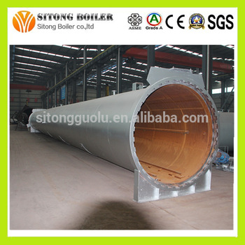 Horizontal Industrial Steam Sterilizer Autoclave Brick Wood Dryer