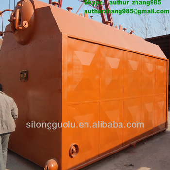 8 ton Industrial double boiler drum steam boiler coal fired steam boiler for sale