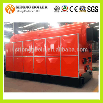China Supply 3 Pass 6 ton Coal Fired Steam Heating Boiler