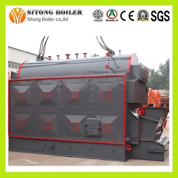 Customization Design rice husk fired steam engine boiler