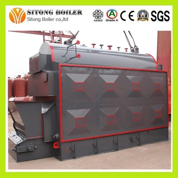 Customization Design rice husk fired steam engine boiler