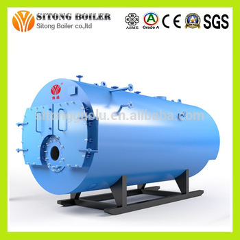Advanced automatic control Level 2t h oil gas steam boiler
