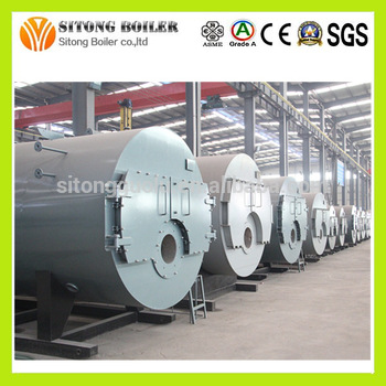 Environment Friendly 2000kg natural gas boiler for hotel