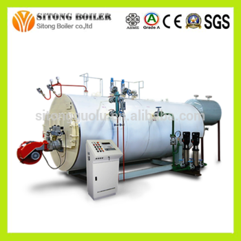 Full Wet Back Reverse Flame Chamber Structure Fire tube automatic gas steam boiler