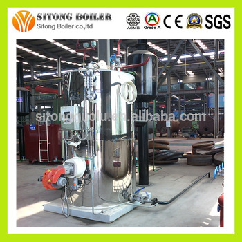 Environmental Protection 300kg gas oil boiler for Meat product