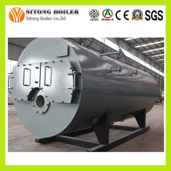 Plastic 3 pass gas oil fired boiler with CE certificate