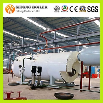 Plastic 3 pass gas oil fired boiler with CE certificate