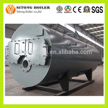 Renewable Fuel Fast Assembly Gas oil steam boiler for building material