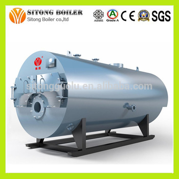 Low pollution Combustion 3 pass steam boiler for cement plant