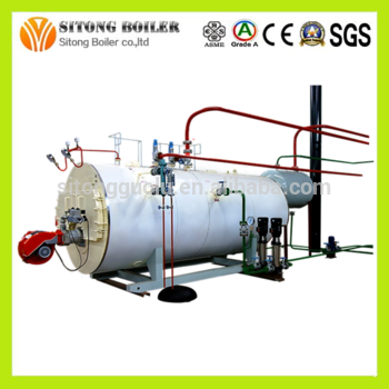 Low pollution Combustion 3 pass steam boiler for cement plant