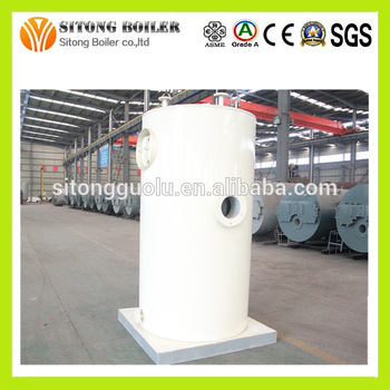 Small Appearance size vertical 400kg diesel fired boilers