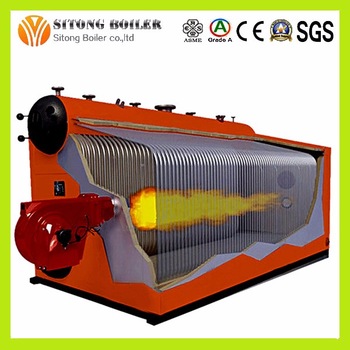 Thread Smoke Tube steam boiler with italy burner