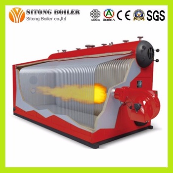 Thread Smoke Tube steam boiler with italy burner