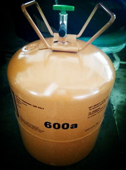 HC Refrigerant Gas High Purity 99 9 R600A Isobutane UN 1969 Gas 75 28 5 Steel Bar Cylinder