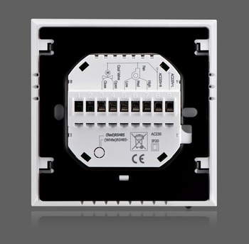 FACTORY SELL BECA 95 240VAC Four Pipe Cooling 5 2 Four Periods Programmable Fan Coil RS485 Modbus Room Thermostat