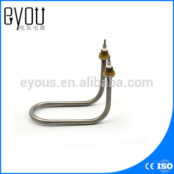 sraight bend U heating element, stainless steel electric heating pipe