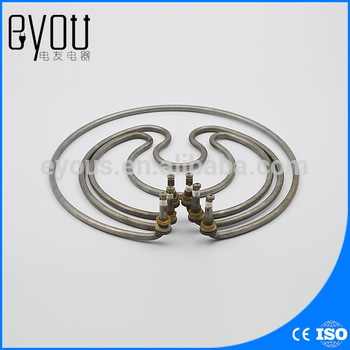 soup/porridge cooker electric heat pipe , Kitchen Appliance SUS304 edible stainless steel heater element, one set 9000W