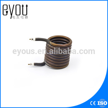multiturn electric heating pipe, spring air heating elements