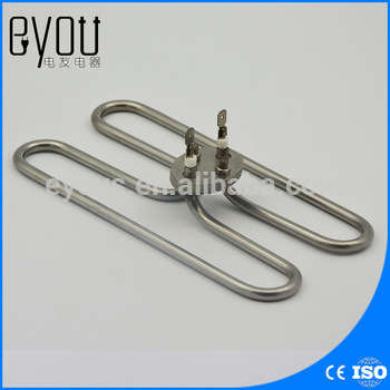 ellipse-cap tank electric heat pipe, double W type heater tube