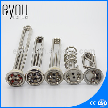 rounded cap boiler heater elements with the sensor 3KW 6KW 9KW 12KW