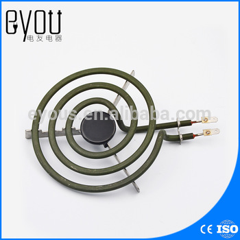 1200W whirlpool stove surface burner heating element with tripod,3 rings mosquito coil oblate electric heat tube
