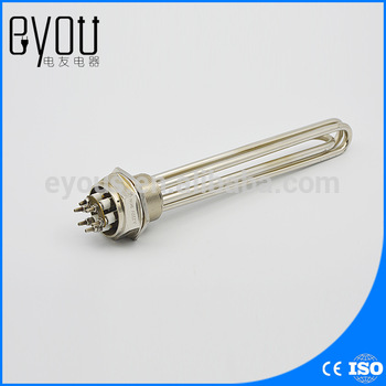 all-stainless flange heating element, clothing factory machine electric heat tube, garment electroplating thread heater pipe