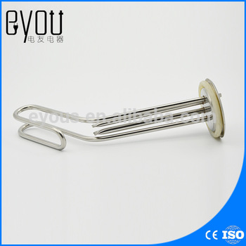 93mm cap boiler heating elements 1500W ,2 holes Media shower water heater heating tube with double sensor