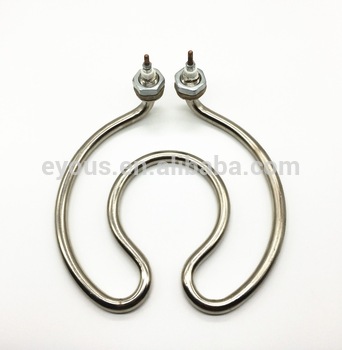 2KW 220V double coils heating element,double Circle type copper heater tube, electric heat resistance to heat water