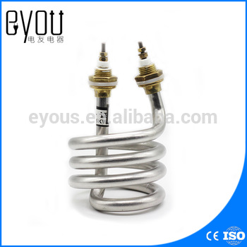 2500W distillating machine electrical heat pipe, espresso equipment heating element,spring type Kitchen Appliance parts