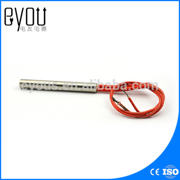 cartridge heaters pipe,single eddying electric heat tube with high temperature wire,single head heating tube